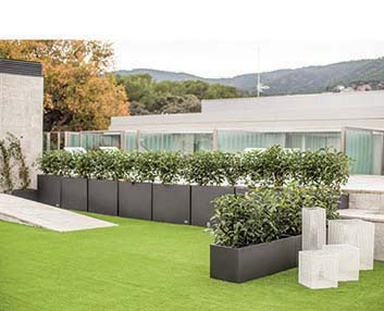 Hidrojardineras de acero inoxidable férrico